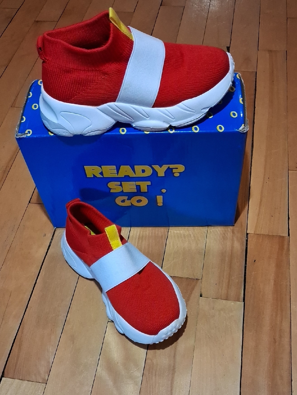 Sonic The Hedgehog Movie Sneakers, Size 1 (US)